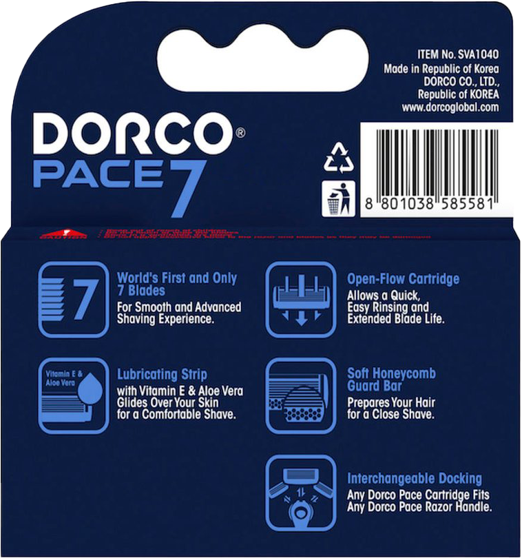 Dorco Pace7 Cartridges - SVA1040